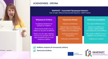 Το πρόγραμμα SNAPSHOT αναγνωρίστηκε ως καλή ευρωπαϊκή πρακτική